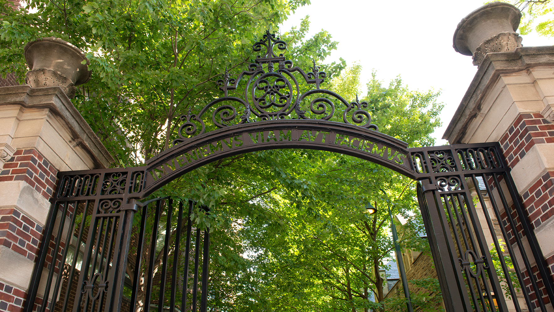 photo of gate at university